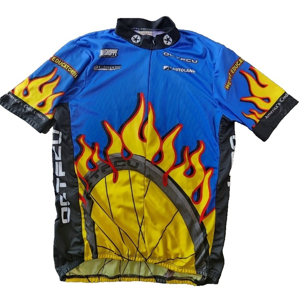 Hot Shoppee Designs‎ Octfcu Cycling Jersey Men's Size L
